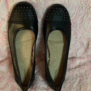 Merona Black Studded Flats